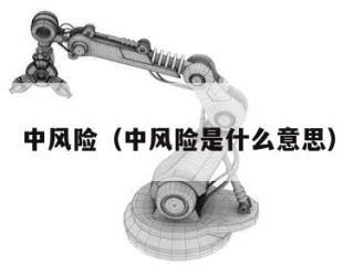 中风险（中风险是什么意思）