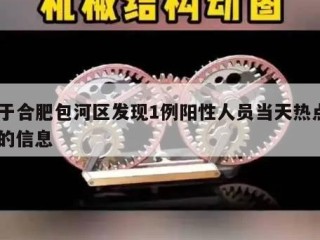 关于合肥包河区发现1例阳性人员当天热点㊙️的信息